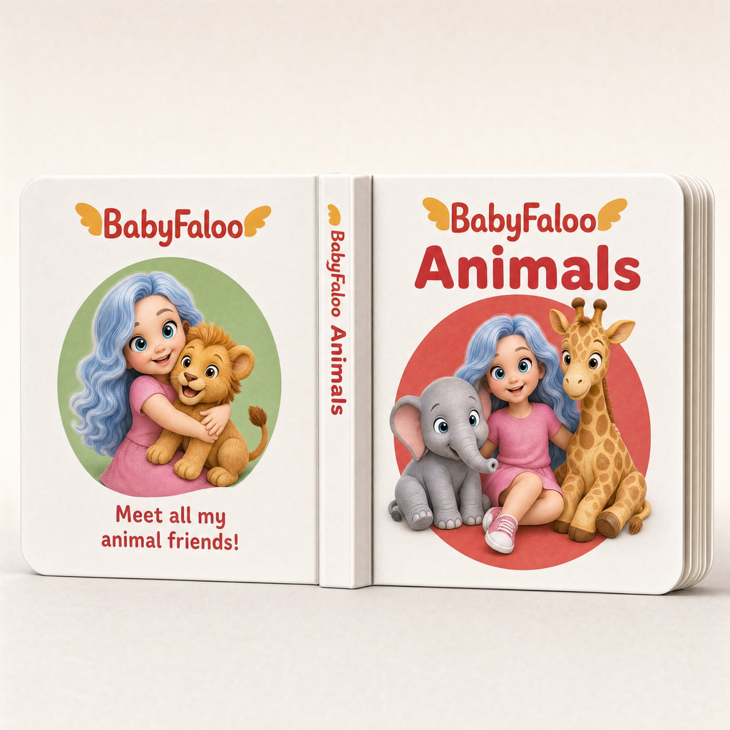BabyFaloo 10-Book Touch & Feel Set | Sensory Board Books for Babies & Toddlers (6 Months - 3 Years)