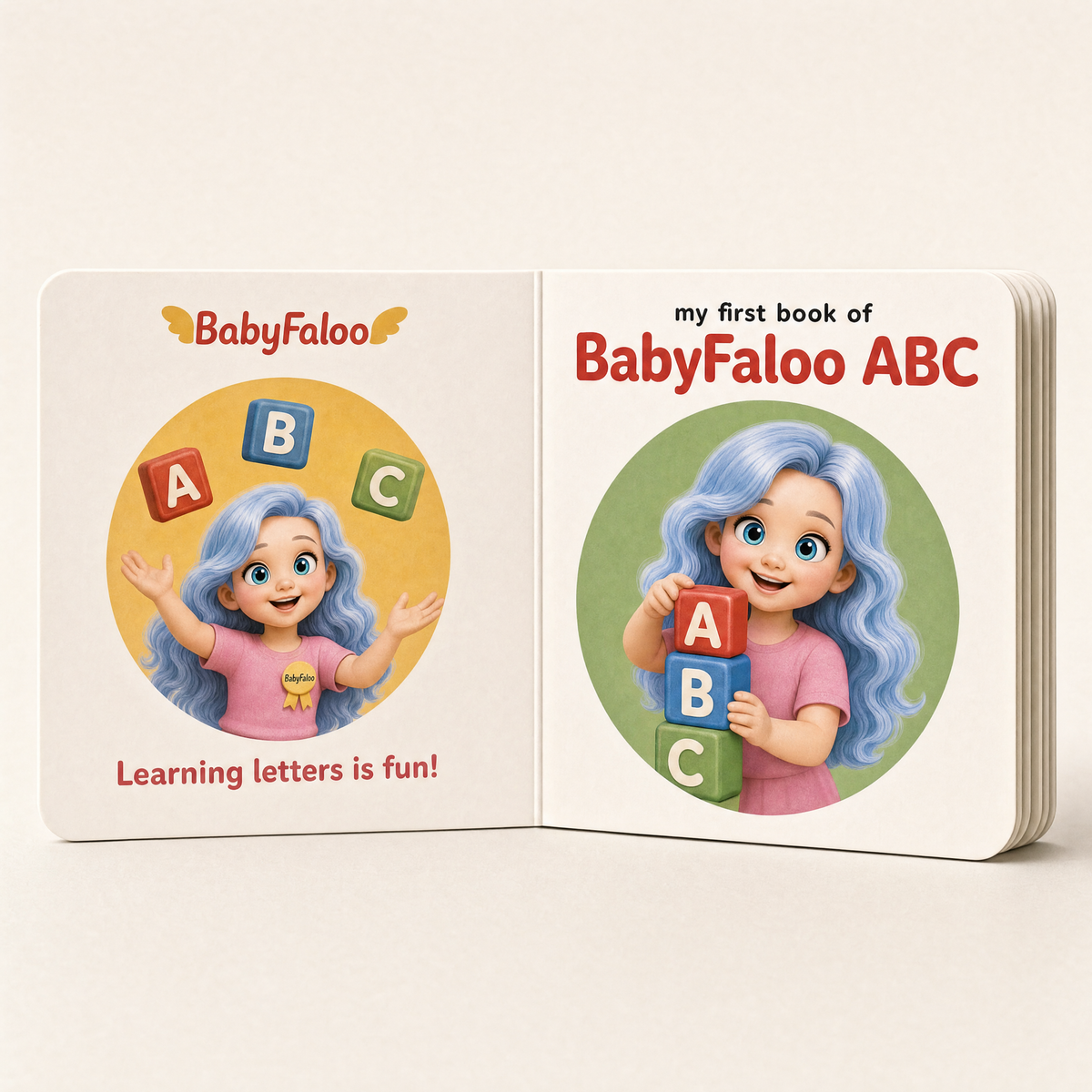 BabyFaloo 10-Book Touch & Feel Set | Sensory Board Books for Babies & Toddlers (6 Months - 3 Years)