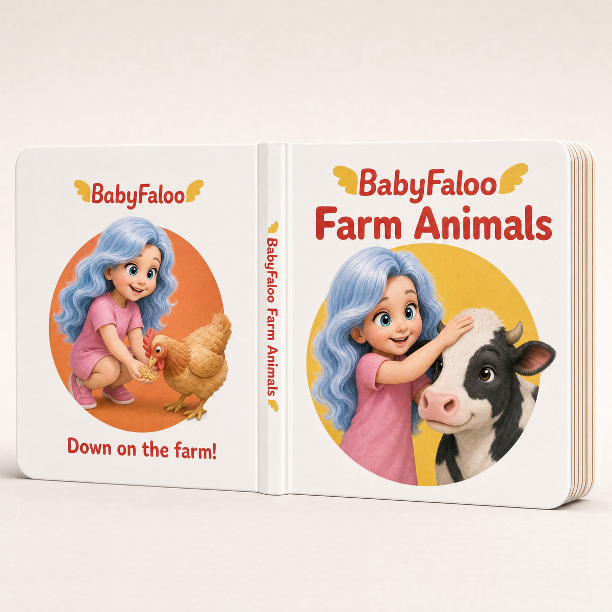 BabyFaloo 10-Book Touch & Feel Set | Sensory Board Books for Babies & Toddlers (6 Months - 3 Years)