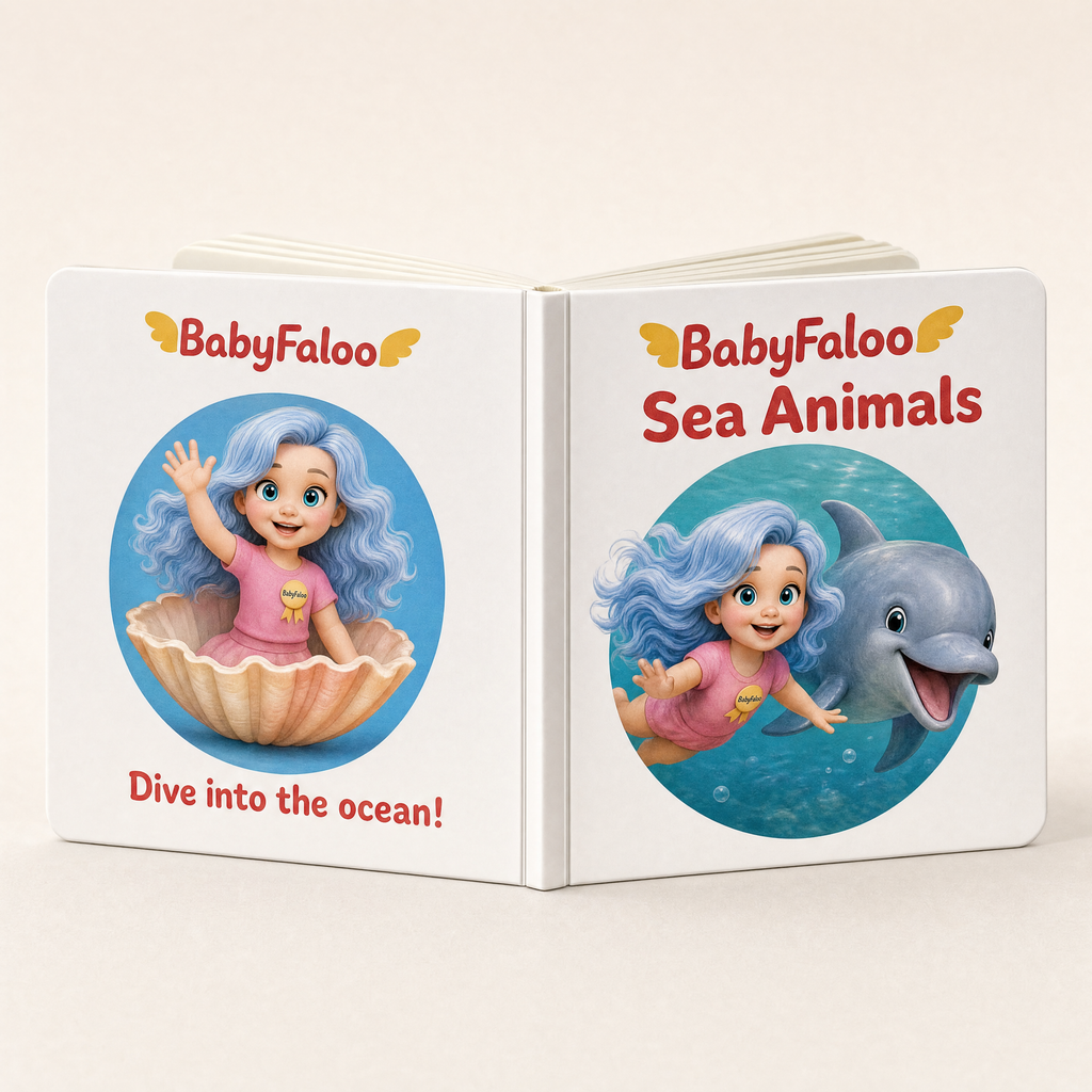 BabyFaloo 10-Book Touch & Feel Set | Sensory Board Books for Babies & Toddlers (6 Months - 3 Years)
