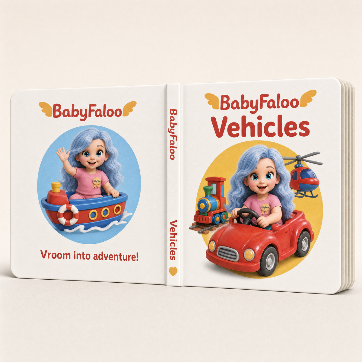 BabyFaloo 10-Book Touch & Feel Set | Sensory Board Books for Babies & Toddlers (6 Months - 3 Years)